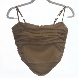 Aritzia Cropped corset top